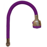 Гусак (вилив) рефлекторний, силіконовий PURPLE Zerix